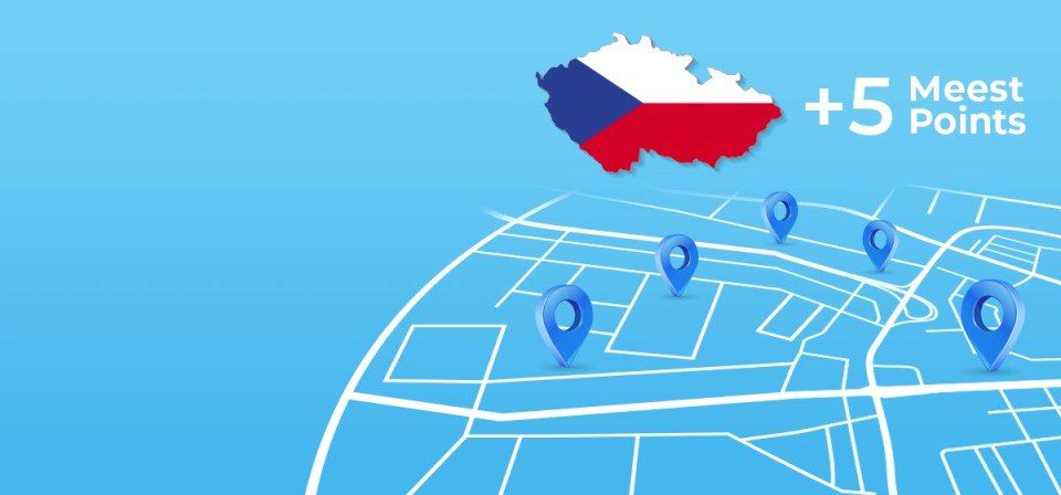 Зустрічайте: +5 нових пунктів відправки у Чехії!